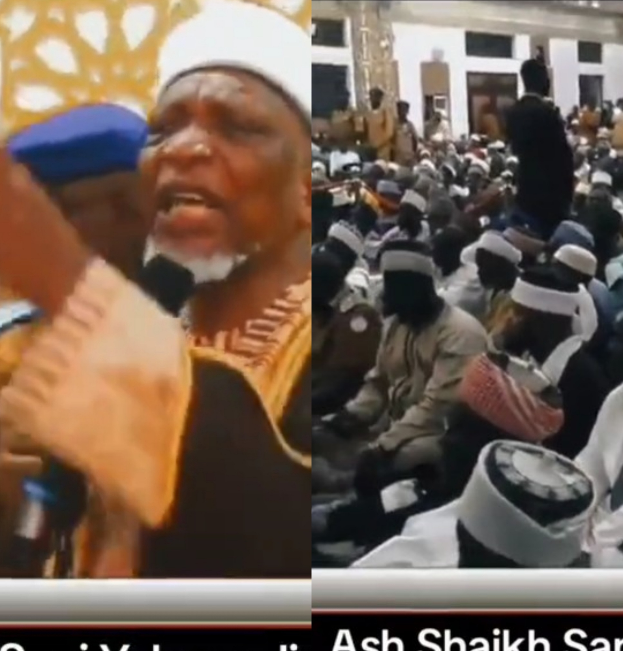 Muslim Cleric Speaking Against Igbos In A Mosque with NSA In Attendance – (Video)